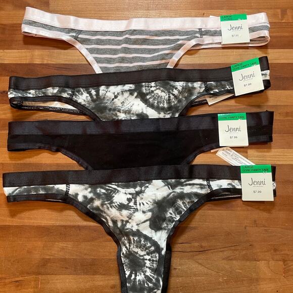 Jenni Women's Thong set of 4 - Picture 1 of 6
